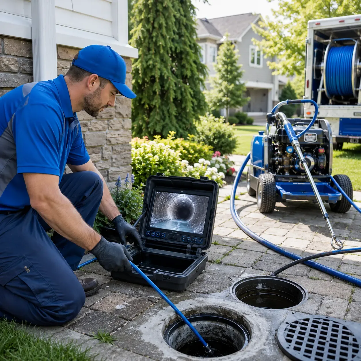 Outdoor drain cleaning professionals serving Ferndale, PA