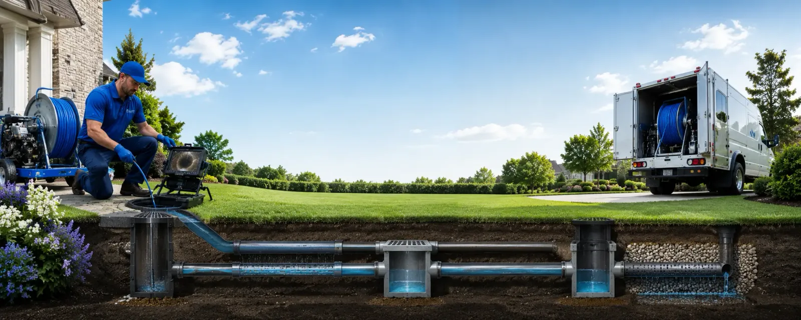 Outdoor drain cleaning information for Ferndale, PA
